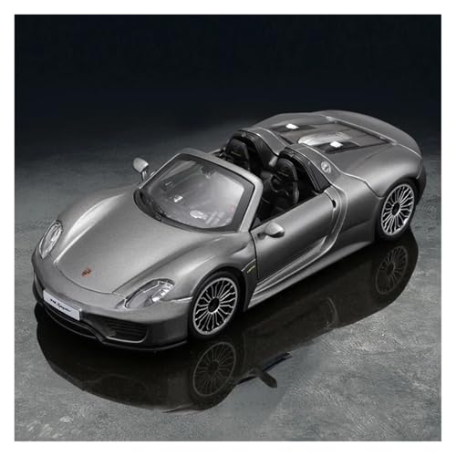Fertiges Modellauto 1:24 for Porsche 918 Spyder Cabrio Sportwagen Legierung Automodell Statische Miniatur Fahrzeugmodell Dekoration Sammlung von EXYFRUX