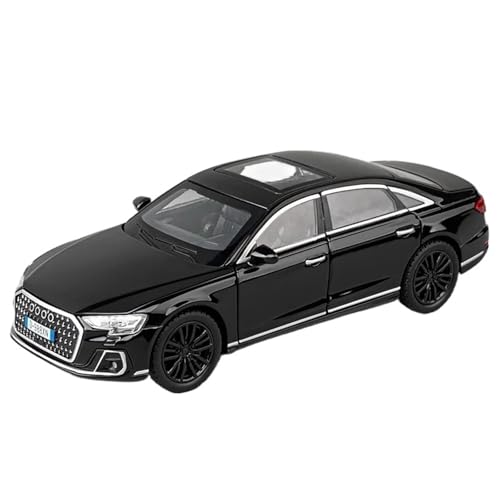 Fertiges Modellauto 1:32 for Audi A8 Diecast Legierung Auto Modell Miniatur Simulation Fahrzeug Modell Dekorative Sammlung Ornamente(Black) von EXYFRUX