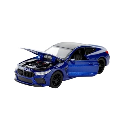 Fertiges Modellauto 1:32 for BMW Classic M8 Diecast Alloy Automodell Miniatursimulation Fahrzeugmodell Dekorative Sammlung(Blue) von EXYFRUX
