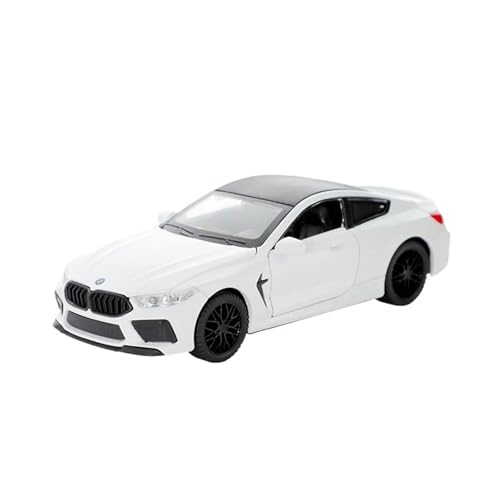 Fertiges Modellauto 1:32 for BMW Classic M8 Diecast Alloy Automodell Miniatursimulation Fahrzeugmodell Dekorative Sammlung(White) von EXYFRUX