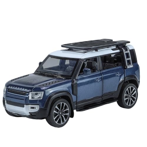 Fertiges Modellauto 1:32 for Land Rover Defender 110 SUV Diecast Legierung Auto Modell Miniatur Simulation Fahrzeug Modell Dekorative(Blue) von EXYFRUX