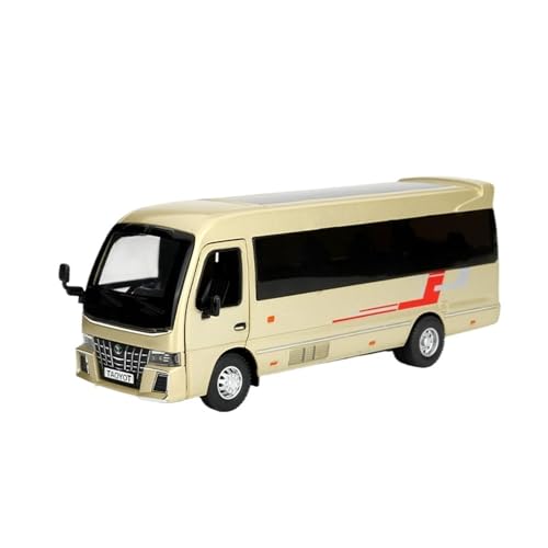 Fertiges Modellauto 1:32 for Toyota Coaster Business Bus Legierung Automodell Miniatur Simulation Fahrzeugmodell Dekorative Sammlung(Gold) von EXYFRUX