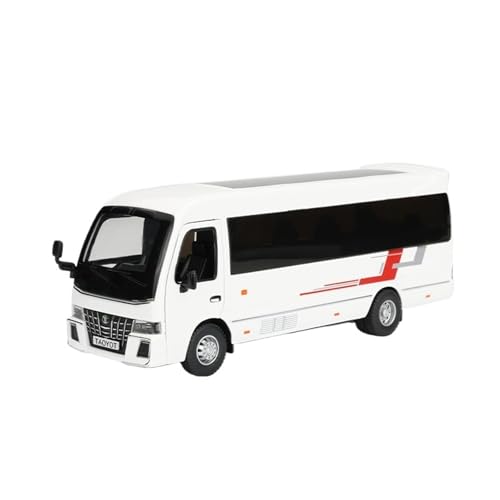 Fertiges Modellauto 1:32 for Toyota Coaster Business Bus Legierung Automodell Miniatur Simulation Fahrzeugmodell Dekorative Sammlung(White) von EXYFRUX