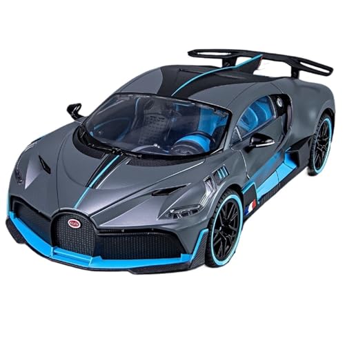 Fertiges Modellauto Legierung 1:18 for Bugatti Divo Großformat-Simulationsautomodell Sound- Und Lichtfahrzeugmodell Miniaturmodellauto(Black) von EXYFRUX