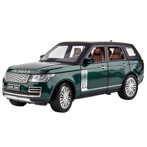 Fertiges Modellauto Neu 1:24 for Range Rover Sport Legierung Auto Modell Simulation Statische Miniatur Fahrzeug Modell Dekoration(Green) von EXYFRUX