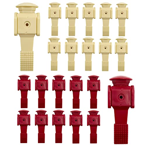 EYEPOWER 22 Outdoor Tischkicker Figuren 16mm - Beige vs. Bordeaux Rot - Tisch Fussball Kicker Figuren -Tisch Fussballspiel Zubehör Fußball Kickertisch Ersatzteile Tischfussball Figuren Kicker Tisch EYEPOWER 22 Outdoor Tischkicker Figuren 16mm - Beige vs. Bordeaux Rot - Tisch Fussball Kicker Figuren -Tisch Fussballspiel Zubehör Fußball Kickertisch Ersatzteile Tischfussball Figuren Kicker Tisch von EYEPOWER