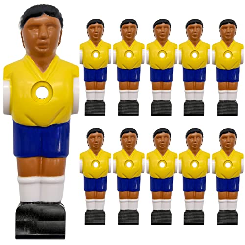 EYEPOWER 11 Tischkicker Figuren 16mm - Brasilien Trikot Blau Weiß - Tisch Fussball Kicker Figuren - Tisch Fussballspiel Zubehör Fußball Kickertisch Ersatzteile Tischfussball Figuren Kicker Tisch EYEPOWER 11 Tischkicker Figuren 16mm - Brasilien Trikot Blau Weiß - Tisch Fussball Kicker Figuren - Tisch Fussballspiel Zubehör Fußball Kickertisch Ersatzteile Tischfussball Figuren Kicker Tisch von EYEPOWER
