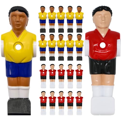 eyepower 22 Tischkicker Figuren 16mm - Brasilien vs. Frankreich - Tisch Fussball Kicker Figuren - Tisch Fussballspiel Zubehör Fußball Kickertisch Ersatzteile Tischfussball Figuren Kicker Tisch eyepower 22 Tischkicker Figuren 16mm - Brasilien vs. Frankreich - Tisch Fussball Kicker Figuren - Tisch Fussballspiel Zubehör Fußball Kickertisch Ersatzteile Tischfussball Figuren Kicker Tisch von EYEPOWER