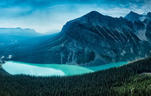 1000-teiliges Kinderpuzzle: Naturschönheit, Wald, Kanada, Alberta, Lake Louise 50x70CM 1000-teiliges Kinderpuzzle: Naturschönheit, Wald, Kanada, Alberta, Lake Louise 50x70CM von EZMLFA