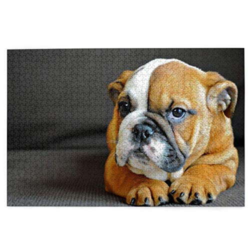 1000-teiliges Puzzle, Bulldoggenwelpe, lustiges Lernspielzeug, Lernspiele, Heimdekoration, Puzzle, 50 x 70 cm 1000-teiliges Puzzle, Bulldoggenwelpe, lustiges Lernspielzeug, Lernspiele, Heimdekoration, Puzzle, 50 x 70 cm von EZMLFA