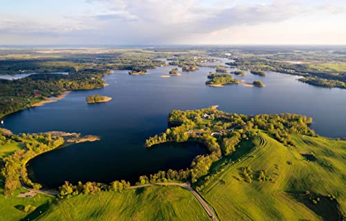 1000-teiliges Puzzle, Naturschönheit, See, Litauen, Trakai National Historical Park 26x38CM 1000-teiliges Puzzle, Naturschönheit, See, Litauen, Trakai National Historical Park 26x38CM von EZMLFA