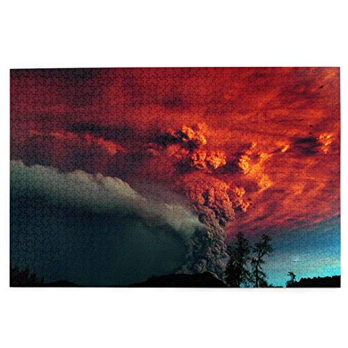 1000-teiliges Puzzle, rauchender Vulkan, lustiges Lernspielzeug, Lernspiele, Heimdekoration, Puzzle, 50 x 70 cm 1000-teiliges Puzzle, rauchender Vulkan, lustiges Lernspielzeug, Lernspiele, Heimdekoration, Puzzle, 50 x 70 cm von EZMLFA