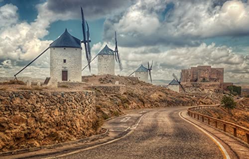 1000-teiliges Puzzle Mädchen, Natürliche Schönheit, Spanien, Consuegra, Castilla la Mancha 38x52CM 1000-teiliges Puzzle Mädchen, Natürliche Schönheit, Spanien, Consuegra, Castilla la Mancha 38x52CM von EZMLFA