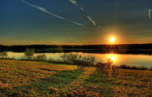 1000-teiliges Puzzle für Erwachsene, Naturschönheit, Sonne, Sonnenuntergang, Fluss, Deutschland, 50 x 70 cm 1000-teiliges Puzzle für Erwachsene, Naturschönheit, Sonne, Sonnenuntergang, Fluss, Deutschland, 50 x 70 cm von EZMLFA