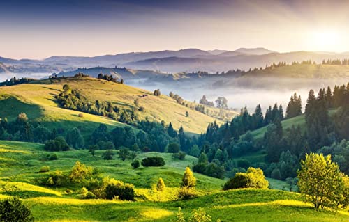 1000-teiliges Puzzle für Erwachsene, Spaß für die ganze Familie, Puzzle 1000 Teile, Geschenke für Männer, Naturlandschaft, Hügel, 38 x 52 cm 1000-teiliges Puzzle für Erwachsene, Spaß für die ganze Familie, Puzzle 1000 Teile, Geschenke für Männer, Naturlandschaft, Hügel, 38 x 52 cm von EZMLFA