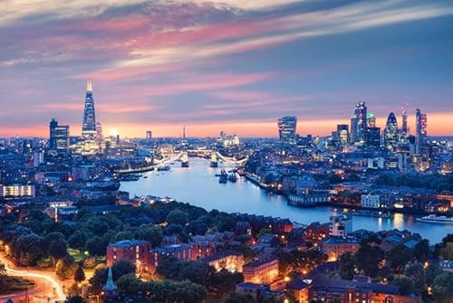 2000 Teile London In Der Abenddämmerung Daspuzzle Für Erwachsene Lernspielzeug 70x100CM 2000 Teile London In Der Abenddämmerung Daspuzzle Für Erwachsene Lernspielzeug 70x100CM von EZMLFA