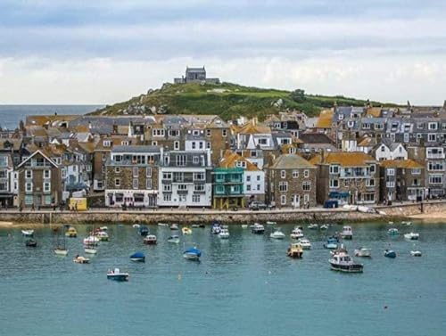 2000 Teile Puzzle Für Erwachsene Landschaftsposter St Ives Cornwall Daspuzzle Lernspiele Puzzle-Sets Für Die Familie 70x100CM von EZMLFA