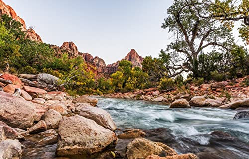 2000-teiliges Puzzle, 3D, Naturschönheit, Fluss, Utah, USA, Zion-Nationalpark 70 x 100 cm 2000-teiliges Puzzle, 3D, Naturschönheit, Fluss, Utah, USA, Zion-Nationalpark 70 x 100 cm von EZMLFA