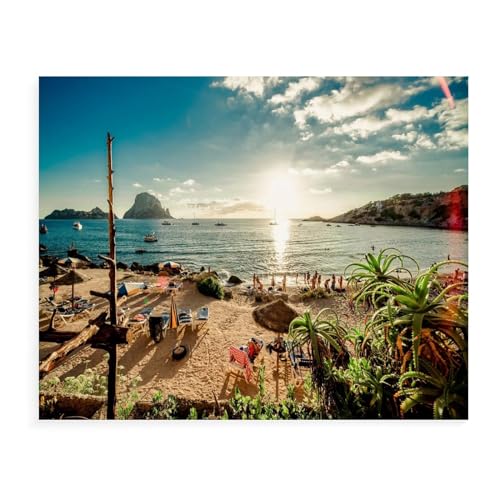 2000-teiliges Puzzle, Ibiza, pädagogisches Spielzeug zur geistigen Dekompression für Erwachsene, lustiges Familienspiel für Erwachsene Kinder, 70 x 100 cm von EZMLFA