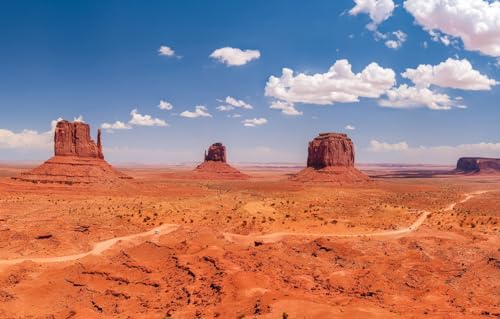 2000-teiliges Puzzle, USA Monument Valley, versteinerte Überreste, Wüstenansicht, Heimdekoration, Puzzle, 70 x 100 cm von EZMLFA