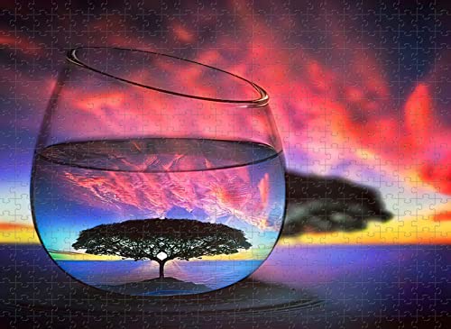 2000-teiliges Puzzle Cup Tree Puzzle Ideal für Entspannung und Meditation Lernspiel 70x100CM von EZMLFA