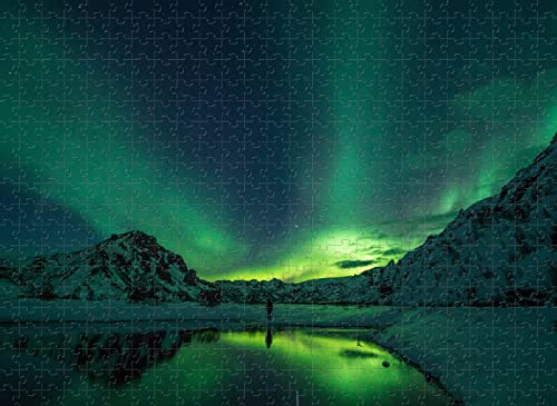 2000-teiliges Puzzle-Spielzeug Aurora Snow Mountain Challenge Impossible Toys 70x100CM von EZMLFA