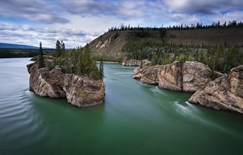 2000-teiliges Puzzle für Erwachsene, Spaß für die ganze Familie, Puzzle 2000 Teile, Geschenke für Männer, Naturlandschaft, Kanada, Yukon River, 70 x 100 cm 2000-teiliges Puzzle für Erwachsene, Spaß für die ganze Familie, Puzzle 2000 Teile, Geschenke für Männer, Naturlandschaft, Kanada, Yukon River, 70 x 100 cm von EZMLFA
