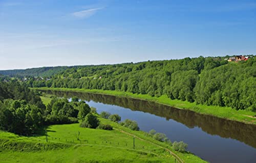 2000-teiliges Puzzle für Erwachsene, Spaß für die ganze Familie, Puzzle 2000 Teile, Geschenke für Männer, Naturlandschaft, Straße, Fluss, 70 x 100 cm 2000-teiliges Puzzle für Erwachsene, Spaß für die ganze Familie, Puzzle 2000 Teile, Geschenke für Männer, Naturlandschaft, Straße, Fluss, 70 x 100 cm von EZMLFA