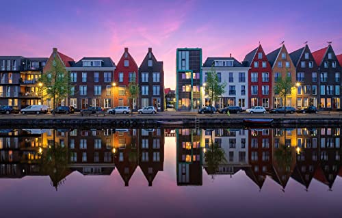 2000-teiliges Puzzle für Erwachsene, Stadt Amsterdam, 70 x 100 cm von EZMLFA