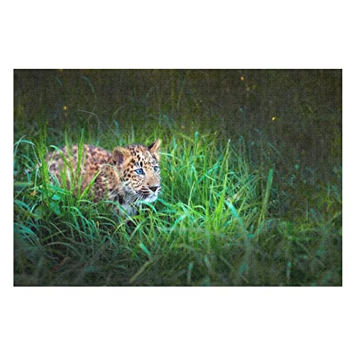 3D-Druck-Tier-Puzzle-Sets, Leoparden-Grafik-Puzzles für Erwachsene, Spiele, Unterhaltungspuzzles für Erwachsene, Teenager, Kinder, lustige Puzzles, 1000 Teile, 26 x 38 cm 3D-Druck-Tier-Puzzle-Sets, Leoparden-Grafik-Puzzles für Erwachsene, Spiele, Unterhaltungspuzzles für Erwachsene, Teenager, Kinder, lustige Puzzles, 1000 Teile, 26 x 38 cm von EZMLFA