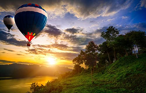 3D-Puzzle 1000 Teile Naturschönheit, Sonne, Sonnenuntergang, See, Ballons, Thailand 50x70CM 3D-Puzzle 1000 Teile Naturschönheit, Sonne, Sonnenuntergang, See, Ballons, Thailand 50x70CM von EZMLFA