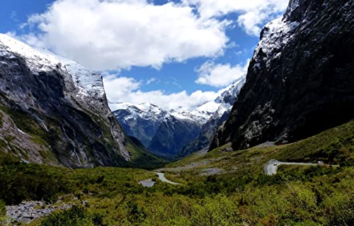 3D Puzzle Mädchen 1000 Teile Naturschönheit, Park, Neuseeland, Fjord 38x52CM von EZMLFA