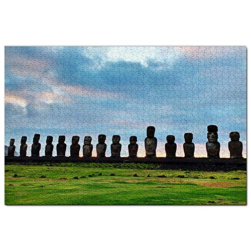 AHU Tongariki Osterinsel Chile Puzzle 1000 Teile Spiel Kunstwerk Reise Souvenir 38x52CM AHU Tongariki Osterinsel Chile Puzzle 1000 Teile Spiel Kunstwerk Reise Souvenir 38x52CM von EZMLFA