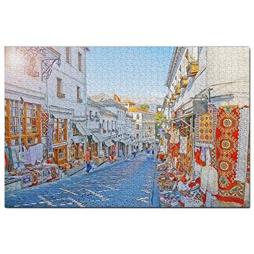 Albanien Puzzle 1000 Teile Gjirokaster Albanien Puzzle Spiel Kunstwerk Reise Souvenir Papier 50x70CM Albanien Puzzle 1000 Teile Gjirokaster Albanien Puzzle Spiel Kunstwerk Reise Souvenir Papier 50x70CM von EZMLFA