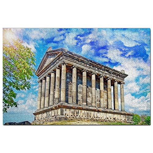 Armenien-Puzzle, 1000 Teile, Garni-Tempel, Eriwan, Armenien, Puzzlespiel, Kunstwerk, Reise-Souvenir, 26 x 38 cm von EZMLFA