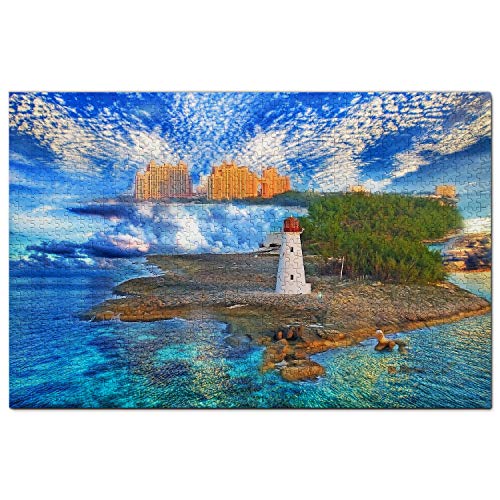 Bahamas-Puzzle, 2000 Teile, Atlantis Nassau, Bahamas, Puzzlespiel, Kunstwerk, Reisesouvenir, Papier, 70 x 100 cm Bahamas-Puzzle, 2000 Teile, Atlantis Nassau, Bahamas, Puzzlespiel, Kunstwerk, Reisesouvenir, Papier, 70 x 100 cm von EZMLFA