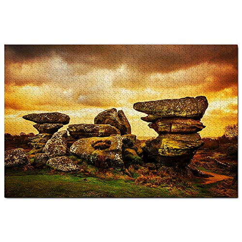 Balancing Rocks Harare Simbabwe Puzzle 1000 Teile Spiel Kunstwerk Reise Souvenir 38x52CM von EZMLFA