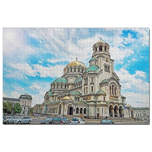 Bulgarien-Puzzle, 1000 Teile, St. Alexander-Newski-Kathedrale, Sofia, Bulgarien, Puzzlespiel, Kunstwerk, Reisesouvenir, Papier, 50 x 70 cm Bulgarien-Puzzle, 1000 Teile, St. Alexander-Newski-Kathedrale, Sofia, Bulgarien, Puzzlespiel, Kunstwerk, Reisesouvenir, Papier, 50 x 70 cm von EZMLFA