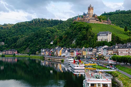 Cochem Puzzle 1000 Teile | Orte Puzzle mit hochwertiger Puzzleaufbewahrung 38x52CM von EZMLFA