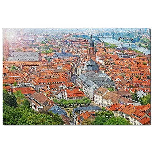 Deutschland-Puzzle, 2000 Teile, Deutschland, Heidelberg, Puzzlespiel, Kunstwerk, Reise-Souvenir, 70 x 100 cm Deutschland-Puzzle, 2000 Teile, Deutschland, Heidelberg, Puzzlespiel, Kunstwerk, Reise-Souvenir, 70 x 100 cm von EZMLFA