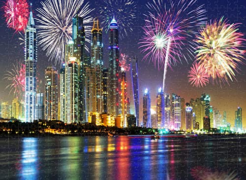Dubai Nachtansicht Indoor Puzzle 1000 Teile 50x70CM Dubai Nachtansicht Indoor Puzzle 1000 Teile 50x70CM von EZMLFA