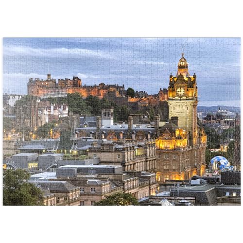 Edinburgh, Schottland – Premium-Puzzle mit 2000 Teilen, 70 x 100 cm von EZMLFA