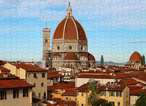 Erwachsene 1000 Stück Kathedrale von Florenz Qualität Jigsaw Puzzle Kinderspielzeug für Erwachsene 38x26CM von EZMLFA