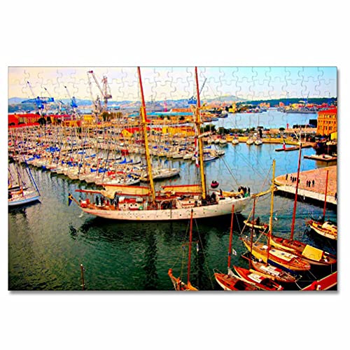 Frankreich, Hafen von Toulon, Puzzle für Erwachsene, 1000 Teile, Kinderpuzzle, Reisegeschenk, Souvenir, 52 x 38 cm Frankreich, Hafen von Toulon, Puzzle für Erwachsene, 1000 Teile, Kinderpuzzle, Reisegeschenk, Souvenir, 52 x 38 cm von EZMLFA