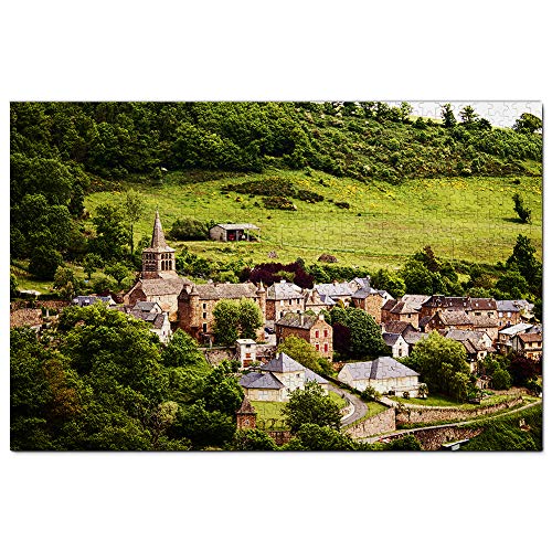 Frankreich Aveyron Castle Puzzle 1000 Teile Spiel Kunstwerk Reise Souvenir Papier 50x70CM von EZMLFA