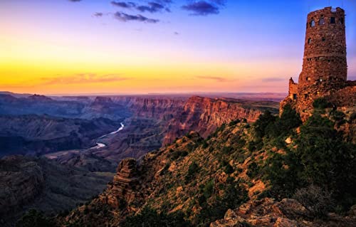 Geschenke für Jungen 3D-Puzzle 1000 Teile, Naturschönheit, Wüste, Arizona, USA, Colorado River, Grand Canyon Nationalpark 38x52CM Geschenke für Jungen 3D-Puzzle 1000 Teile, Naturschönheit, Wüste, Arizona, USA, Colorado River, Grand Canyon Nationalpark 38x52CM von EZMLFA