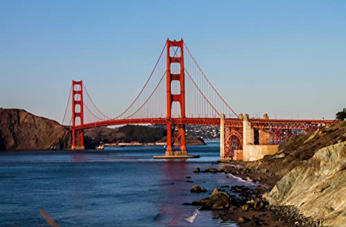 Golden Gate Bridge Puzzle 1000 Teile | Platzpuzzle mit hochwertiger Puzzleaufbewahrung 38x52CM Golden Gate Bridge Puzzle 1000 Teile | Platzpuzzle mit hochwertiger Puzzleaufbewahrung 38x52CM von EZMLFA