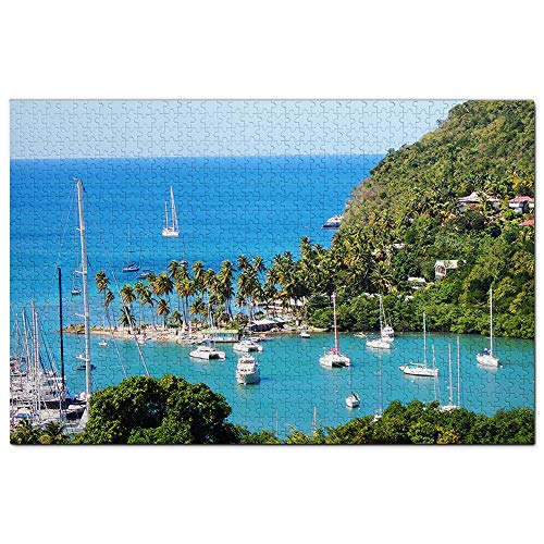 Gros Islet St. Lucia Puzzle 2000 Teile Puzzle für Erwachsene Spiel Grafik Reise Souvenir 70x100CM von EZMLFA
