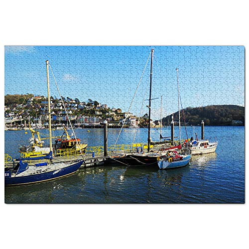 Großbritannien England Dartmouth Devon River Puzzle 1000 Teile Spiel Kunstwerk Reise Souvenir 50x70CM von EZMLFA