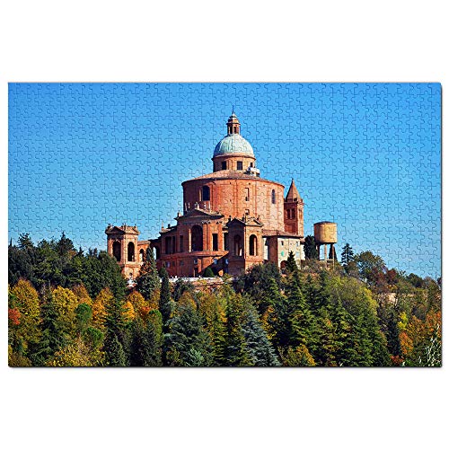 Heiligtum San Luca Bologna Italien Puzzle 1000 Teile Puzzle Spiel für Erwachsene Grafik Reise Souvenir 26x38CM von EZMLFA